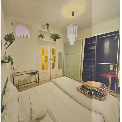 Camera da letto; luce naturale, stile moderno