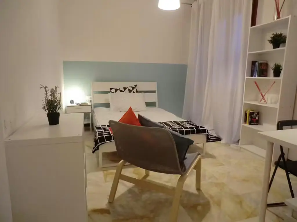 Slaapkamer; natuurlijk licht, moderne stijl