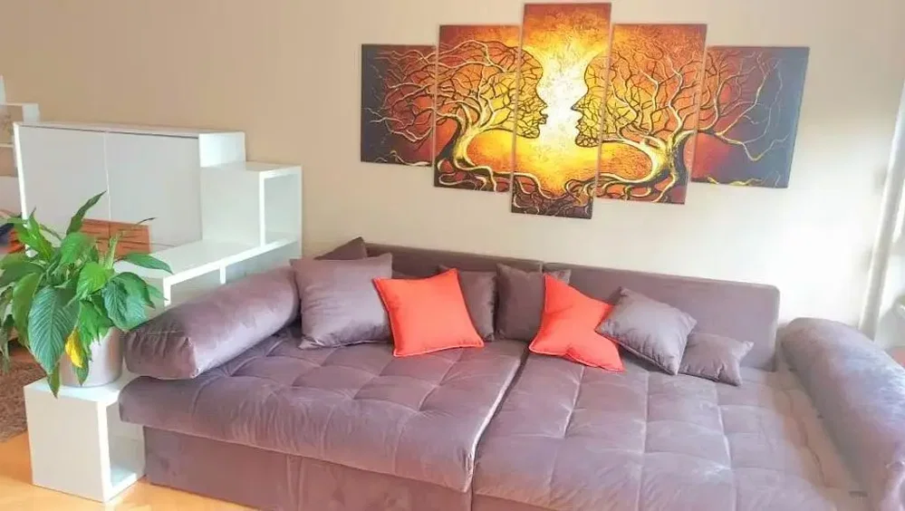 Living room; natural light, modern style