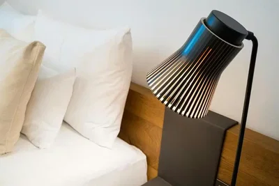 Slaapkamer; natuurlijk licht, moderne stijl