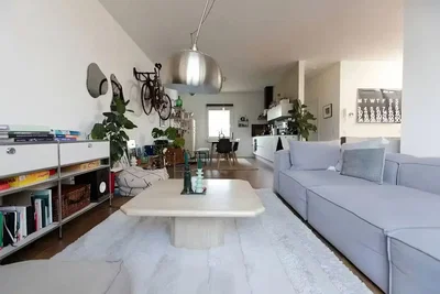 Salon; lumière naturelle, style moderne