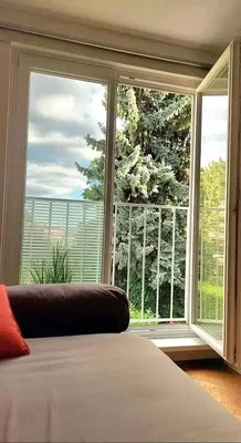 Bedroom; natural light, view