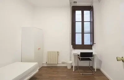 Bedroom; wood floor, natural light