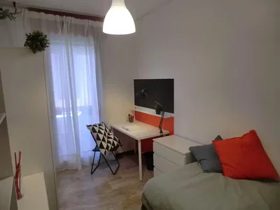 Camera da letto; luce naturale, stile moderno