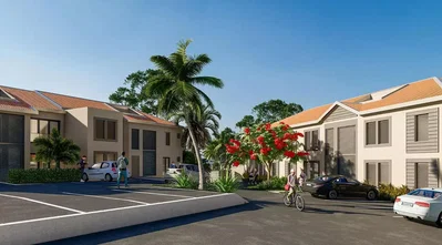 Casa y alrededores; vista, luz natural