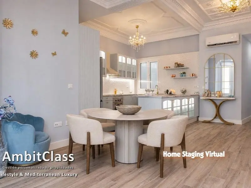 Kitchen; kitchen appliances, modern style, natural light, wood floor