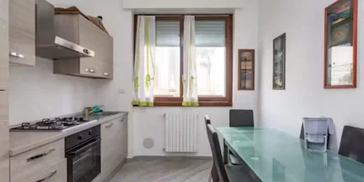 Cuisine; électroménager, lumière naturelle, style moderne