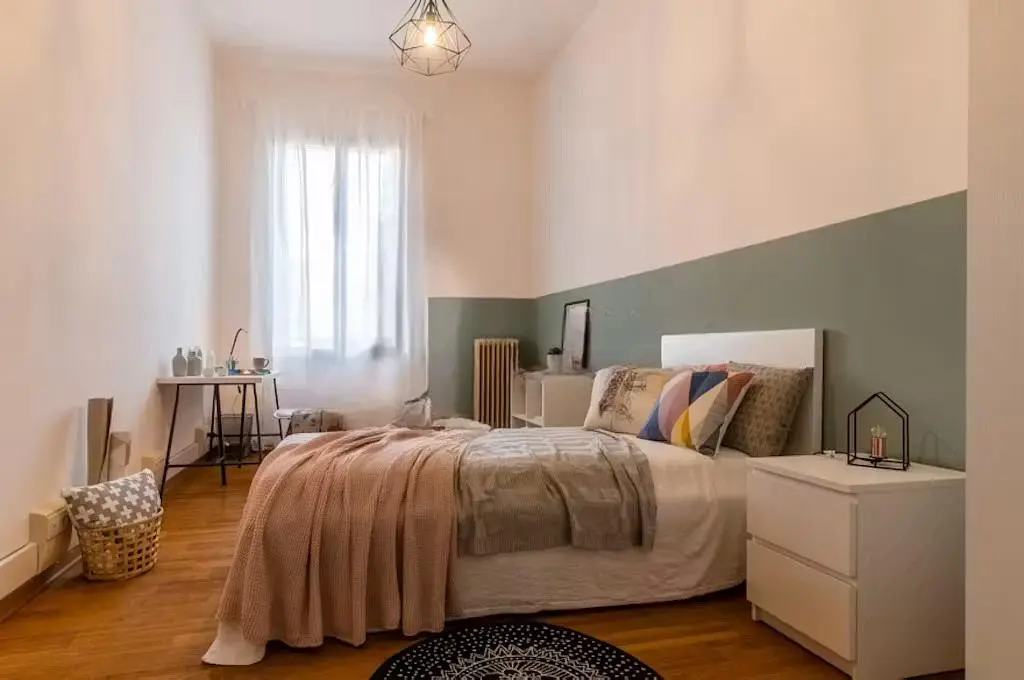 Bedroom; natural light, wood floor