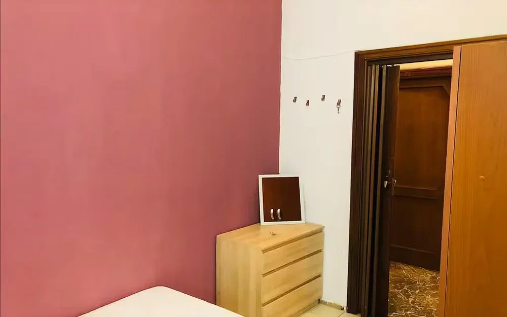 Slaapkamer; houten vloer