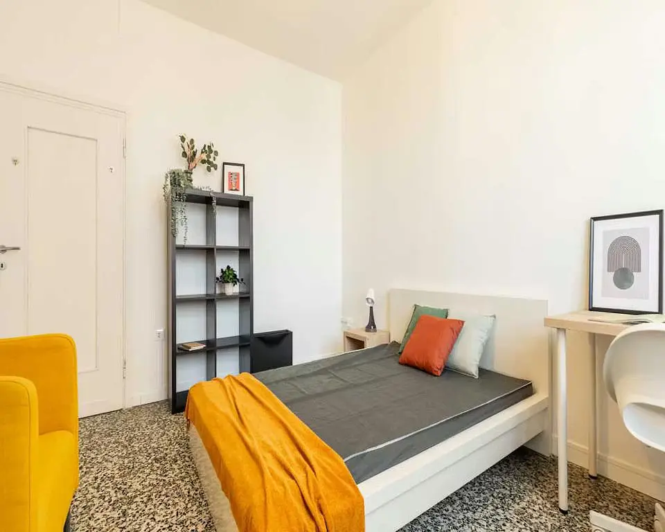 Quarto; luz natural, estilo moderno