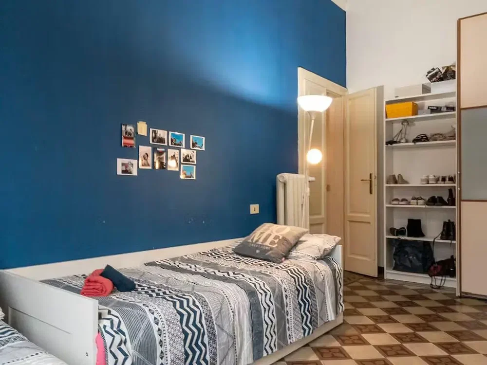 Bedroom; natural light, wood floor