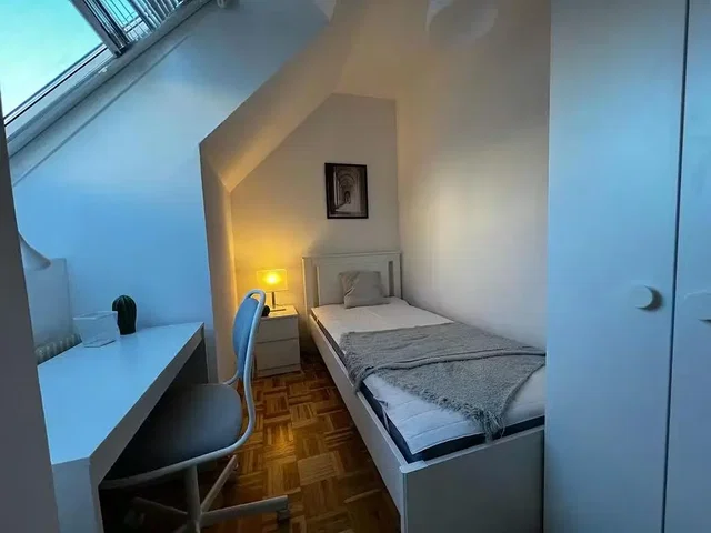 Bedroom; natural light, wood floor