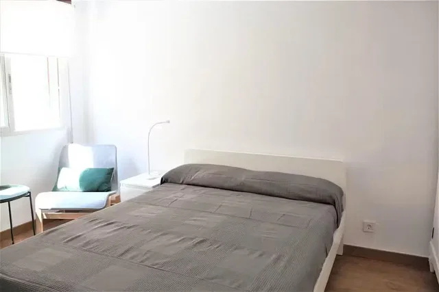 Bedroom; natural light, wood floor