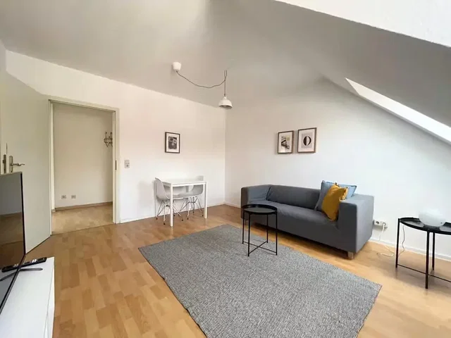 Living room; wood floor, natural light