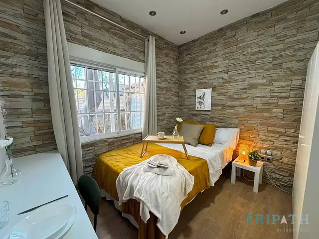 Slaapkamer; natuurlijk licht, moderne stijl