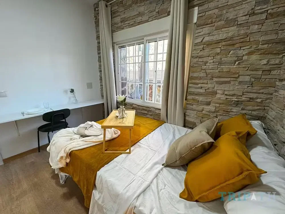 Slaapkamer; natuurlijk licht, moderne stijl