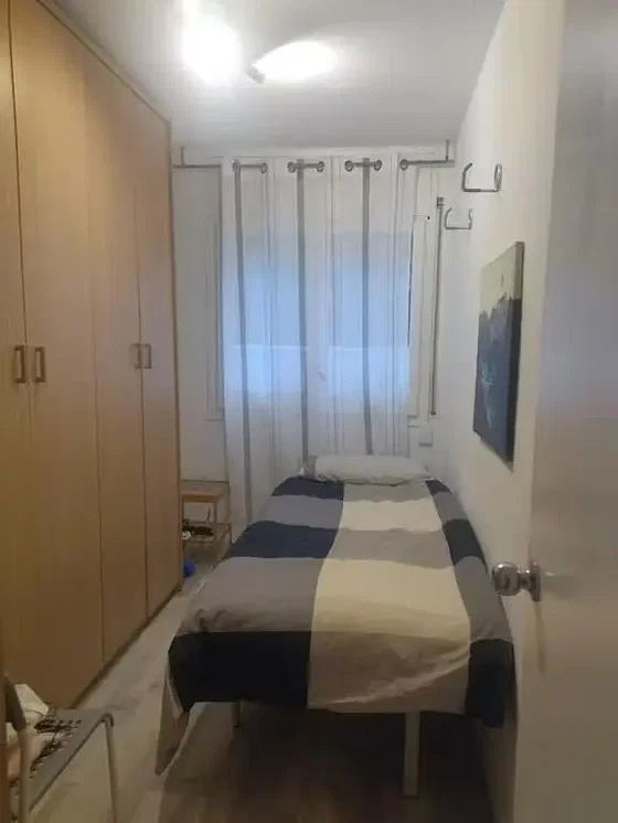 Bedroom; wood floor, natural light