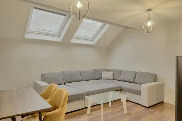 Living room; natural light, wood floor, modern style