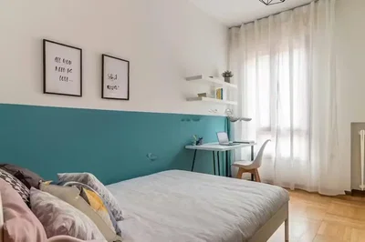 Schlafzimmer; tageslicht, moderner stil