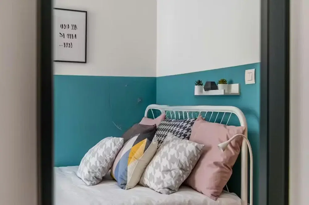 Schlafzimmer; tageslicht, moderner stil