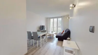 Salon; parquet, lumière naturelle
