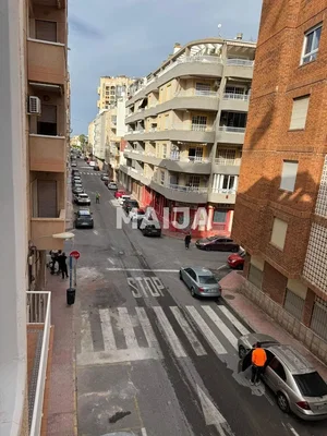 House and surroundings; view