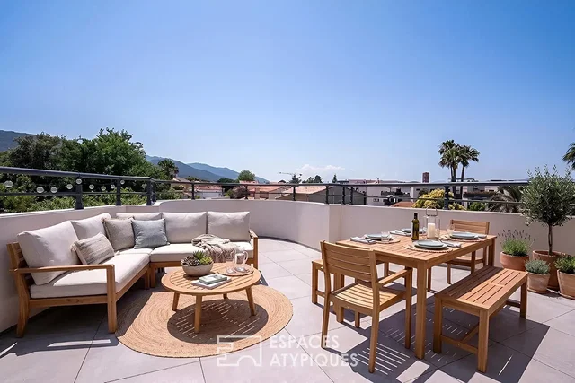 Terrace; view, natural light, modern style