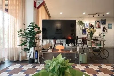 Wohnzimmer; tageslicht, moderner stil