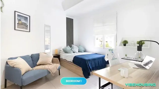 Schlafzimmer; tageslicht, fliesenboden
