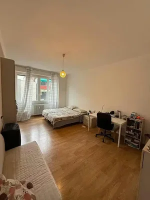 Bedroom; natural light, wood floor