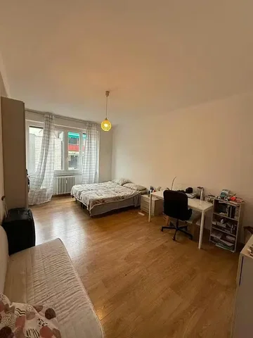 Bedroom; natural light, wood floor