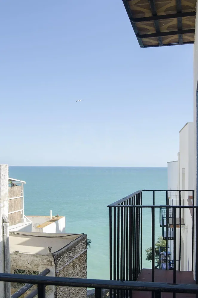 Balcon; vue, lumière naturelle
