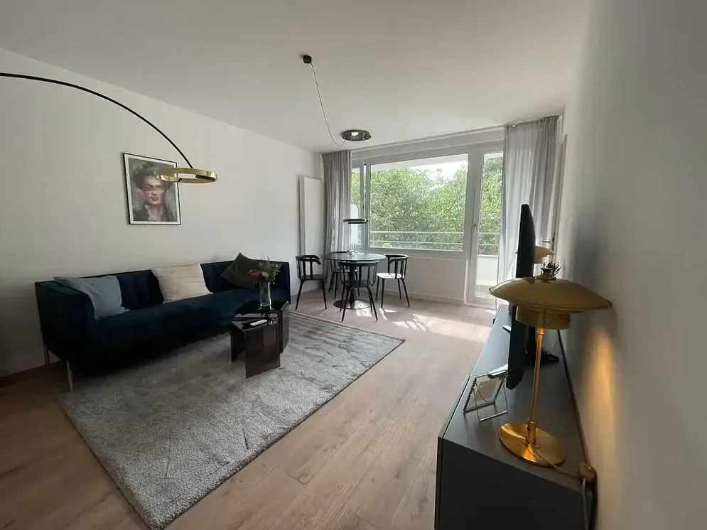 Living room; natural light, wood floor, modern style