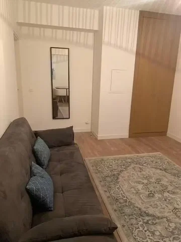 Living room; wood floor, natural light