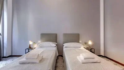 Camera da letto; luce naturale, stile moderno