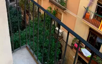 Balkon; tageslicht, blick