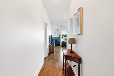Living room; wood floor, natural light