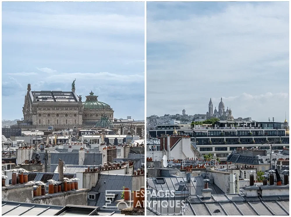 Maison et environs; vue