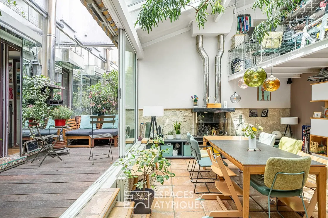 Wohnzimmer; tageslicht, kamin, moderner stil