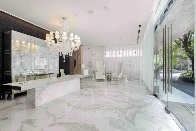 Living room; tile floor, natural light, modern style
