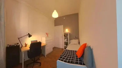 Camera da letto; luce naturale, stile moderno