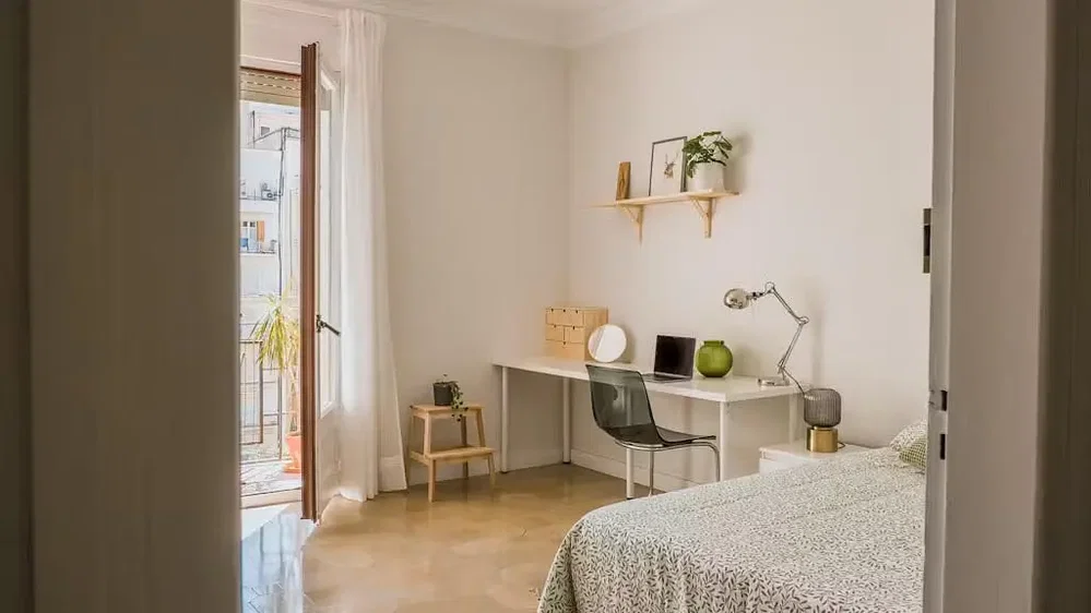 Υπνοδωμάτιο; φυσικό φως, μοντέρνο στυλ