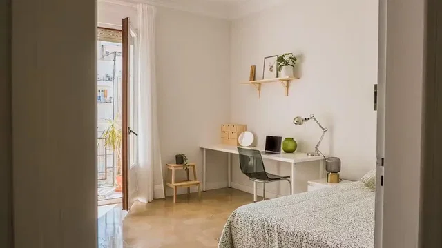 Υπνοδωμάτιο; φυσικό φως, μοντέρνο στυλ