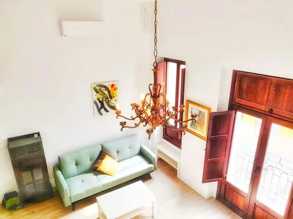 Wohnzimmer; tageslicht, rustikaler stil