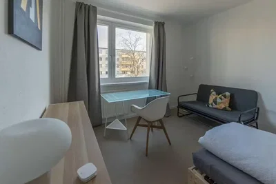 Schlafzimmer; tageslicht, moderner stil
