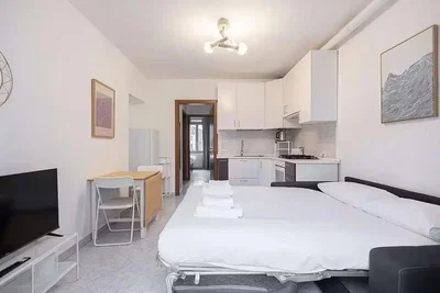 Schlafzimmer; küchengeräte, tageslicht, moderner stil