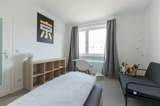 Schlafzimmer; tageslicht, moderner stil