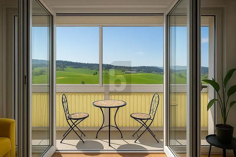 Balkon; manzara, doğal ışık