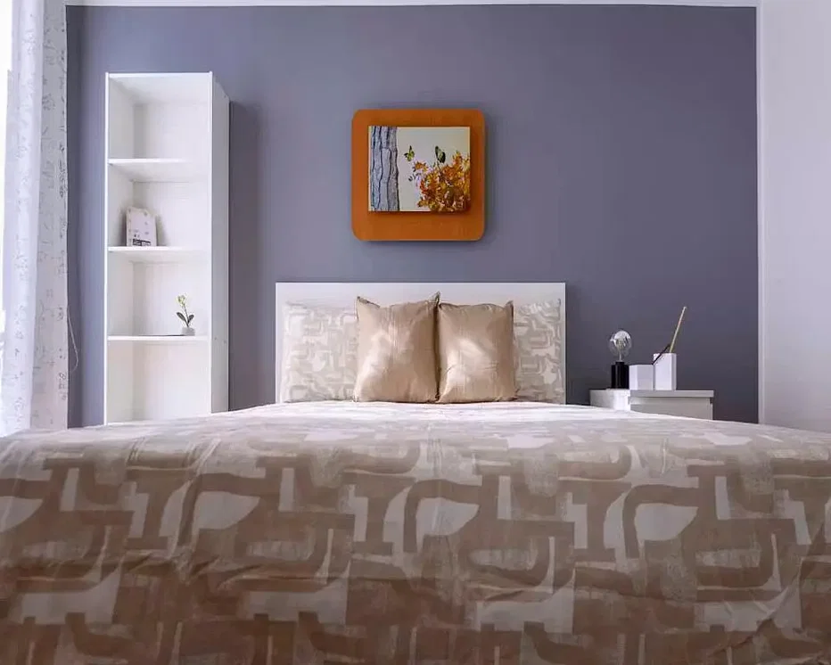 Schlafzimmer; tageslicht, moderner stil