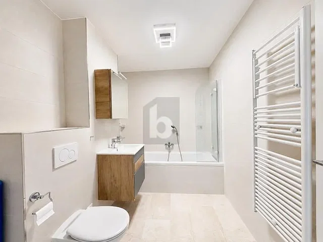 Bagno; pavimento in piastrelle, ristrutturato, luce naturale